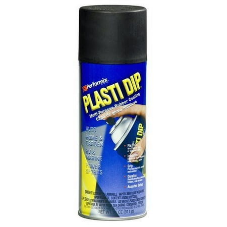 Plasti Dip Rubberized Matte Black Spray, 11oz