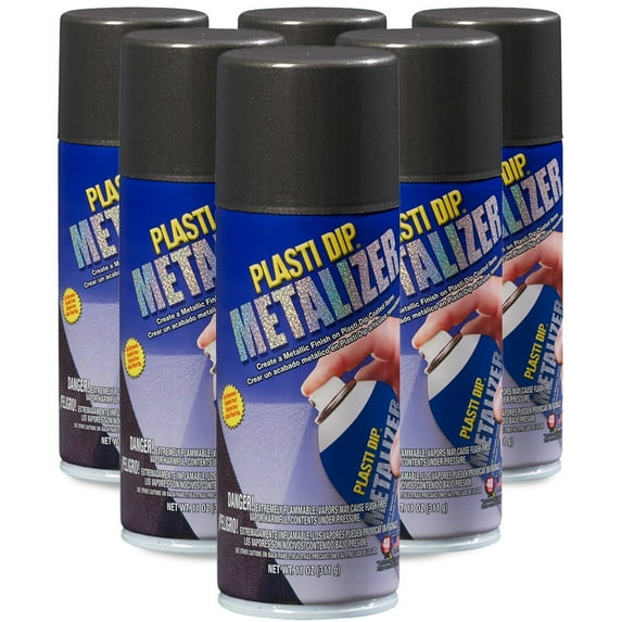 Plasti Dip Spray Graphite Pearl Metalizer 11oz (6 Pack)