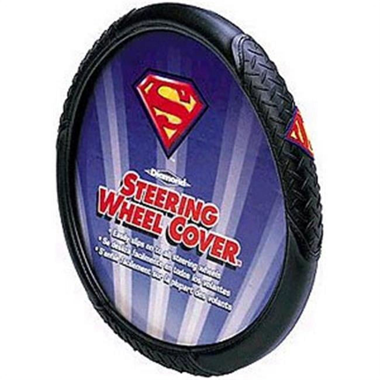 Plasticolor Superman Logo Steering Wheel Cover
