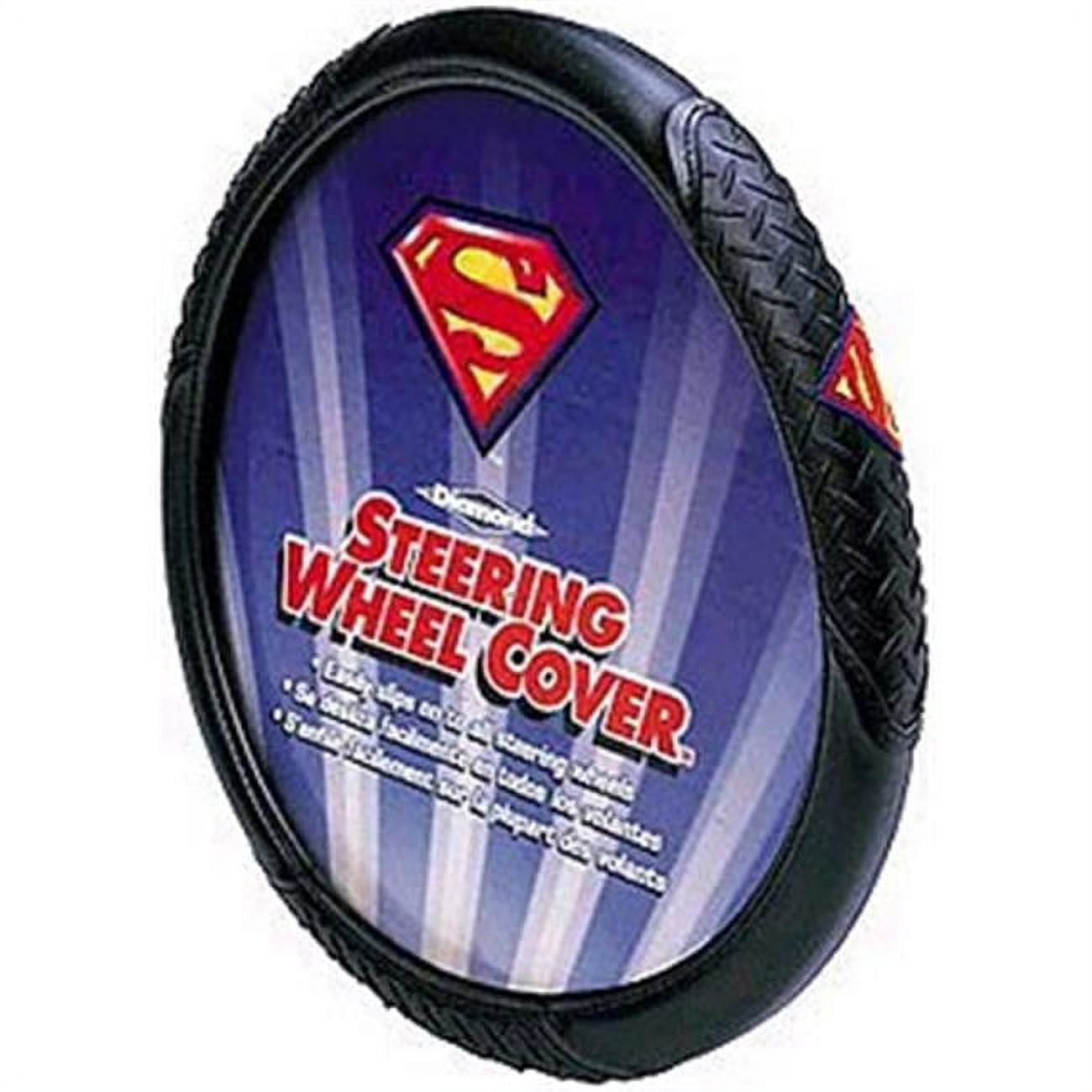 PlastiColor Superman Logo Steering Wheel Cover