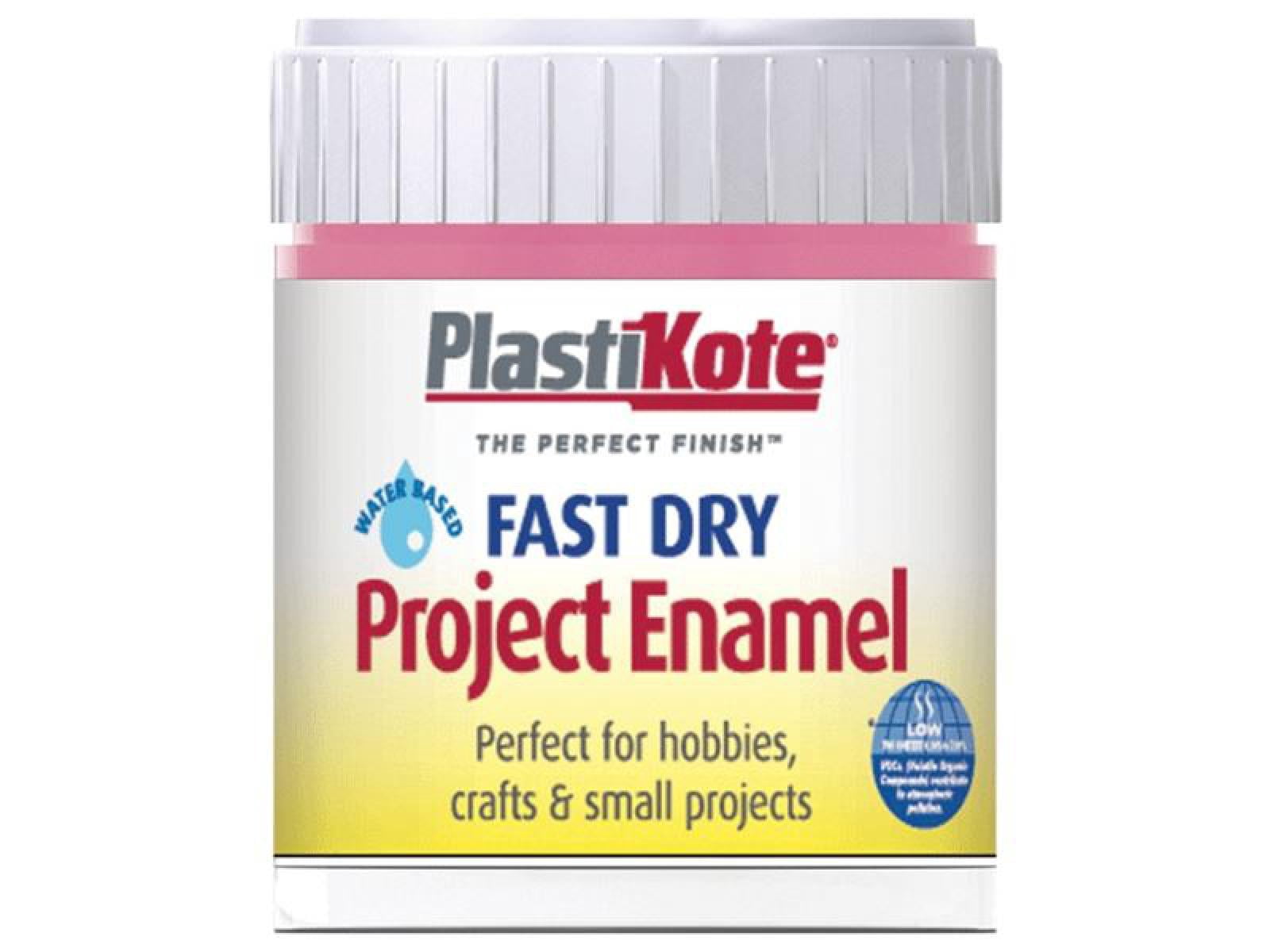 PlastiKote - Fast Dry Enamel Paint B14 Bottle Hot Pink 59ml