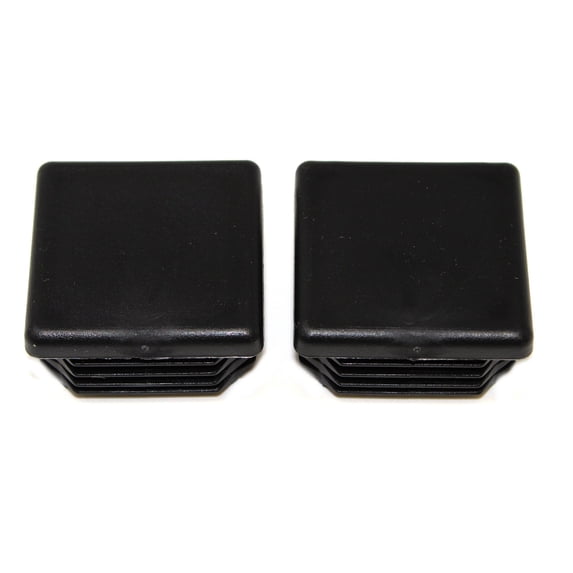 JSP Manufacturing, Plastic, Black 1 - 1/2 inch, Square Tubing Pipe Cap (2 Piece)