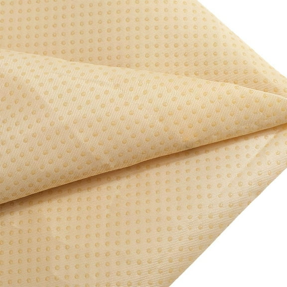 Plastic 1.55 x 1M Antislip Final Backing Cloth Beige PVC Vinyl Pad Primary Rug Tufting Fabric Round Dot Keep in Place Non Slip Pad for DIY Craft Making Carpets Seat Cushion Punch Accessories Plastic