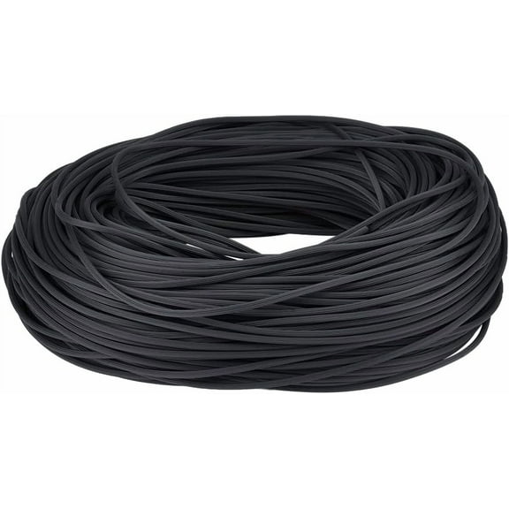 Plastic 1 bundle 262Ft/80m Window Screen Spline 0.125 inch Black Retainer Spline Window Mesh Screen Holder Spline Window Screen Retainer