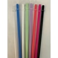 Plastic 10.5” replacement reusable plastic straw for Tumblers