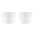 thumbnail image 1 of Plastic 120ml Electric Cooker Rice Measuring Cup 2pcs Clear White, 1 of 8