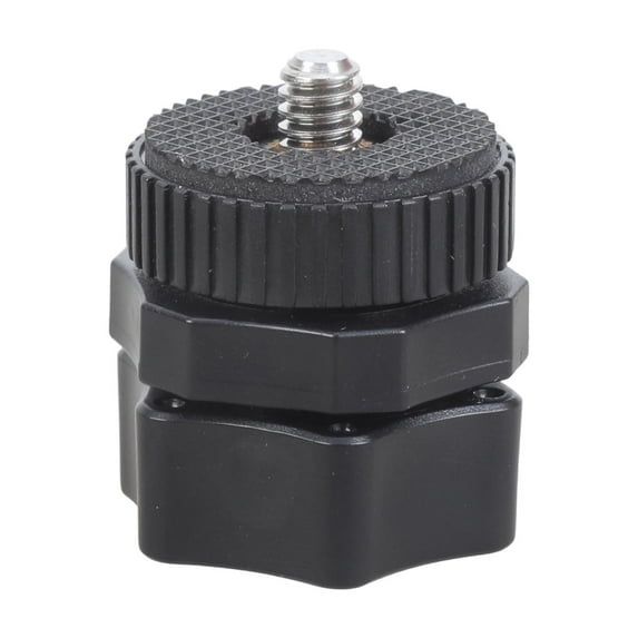 Plastic 17mm Joint Mount Adapter to 1/4-20 Male Thread Converter Screw for Tripod Phone Holder Camera Equipment