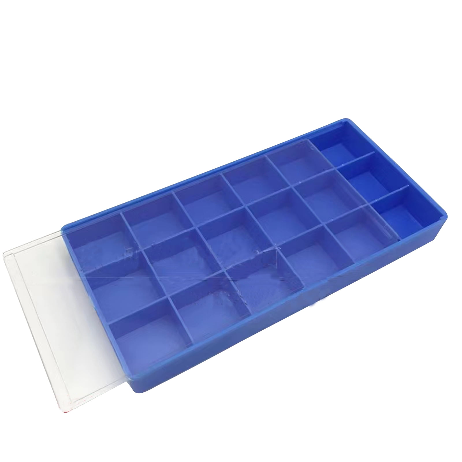 Plastic 18 Grids Watch Tiny Parts Storage Box Plastic Watch Repair ...
