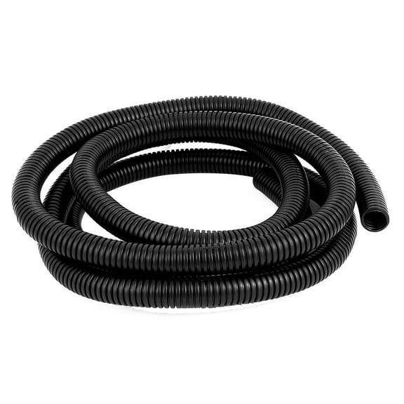 Plastic 18x15mm Dia Flexible Corrugated Conduit Pipe Hose Tubing 2. Long