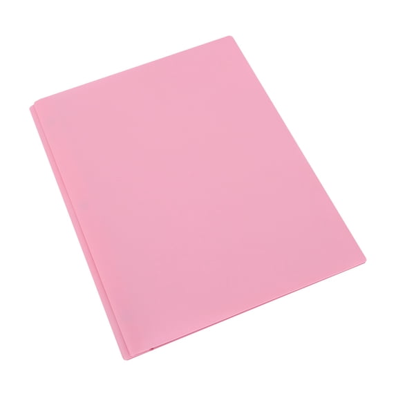Plastic 2 Pocket Folders with 3 Prongs, 3-Clasp Folders with Fasteners, Plastic Folders with Pockets and Brads, Letter Size, 3-Prong 2-Pocket Poly Folder, Plastic Folders with Brads, 9.4" x 11.4"
