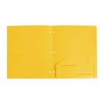 thumbnail image 1 of Plastic 3 Hole Punch Pocket Folders, Plastic Folders with 2-Pocket for 3-Ring Binders, Poly 2-Pocket Folder with Business Card Slot for School, Home, Office, Letter Size, 1 of 6