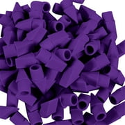 Plastic 4.29*3.9*0.78In Daily Home Products: Office Cabinet 30Pack Pencil Erasers Pencil Top Erasers Cap Erasers Eraser Tops Pencil Eraser Toppers Eraser Purple