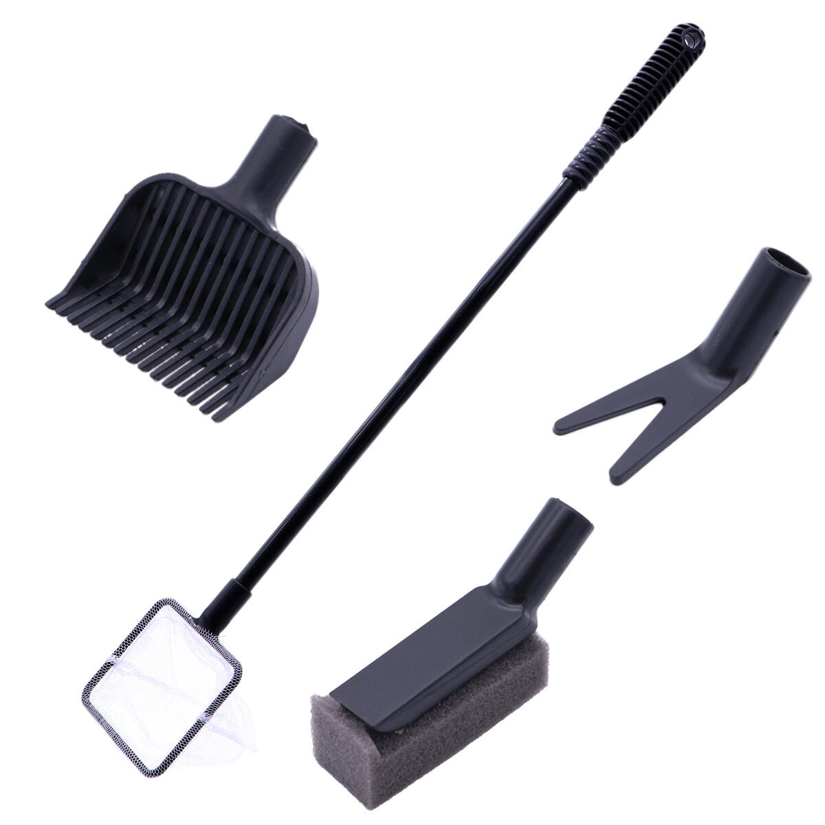 Plastic 4 in 1 Fish Tank Aquarium Cleaning Brush Complete Aquarium