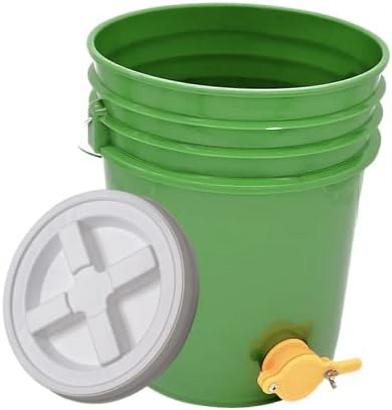 Plastic 5 Gallon Food Grade Bucket With Gate For Beekeeping And Gamma