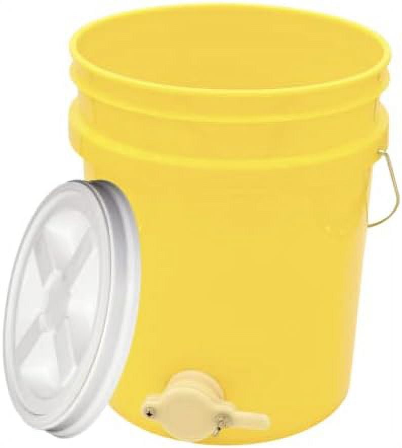 Plastic 5 Gallon Food Grade Bucket With Gate For Beekeeping And Gamma