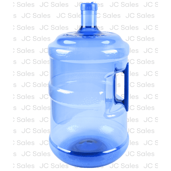 American Maid 5 Gallon Blue Plastic Water Bottle with Cap, Reusable BPA-Free Water Jug for Home Office Use