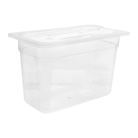 Plastic 6L Clear Container for Low Temperature Cooking Large Capacity Sous Vide Water Tanks Sound Insulation with Lid