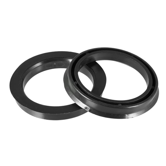 Plastic 72.6mm to 57.1mm Car Hub Centric Rings Wheel Bore Center Spacer 2pcs