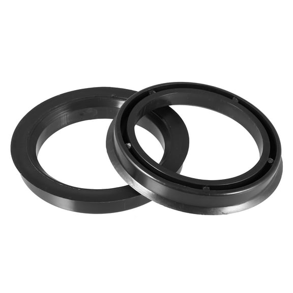 Plastic 73.1mm to 56.1mm Car Hub Centric Rings Wheel Bore Center Spacer 2pcs