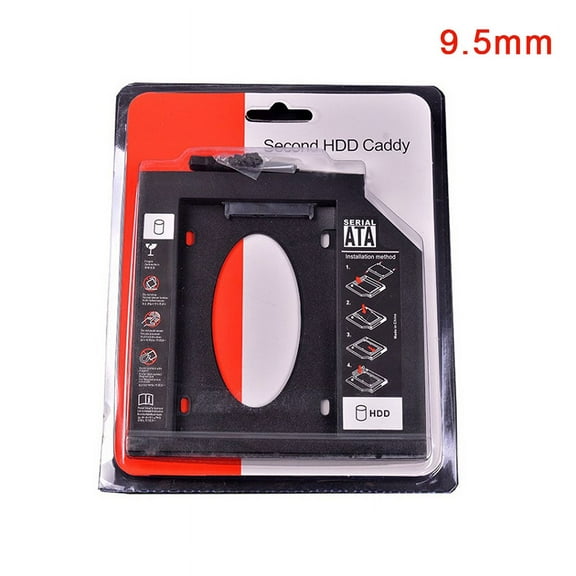 Plastic 9.0mm 9.5mm 12.7mm HDD Caddy SATA 3.0 Hard Disk Drive SSD Case Box For Laptop CD-ROM DVD-ROM SSD Stand Holder