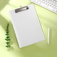thumbnail image 1 of Plastic A4 Clipboard Transparent Writing Board Office Folder Hard Metal Clip Durable for Contracts, Restaurants, 1 of 6