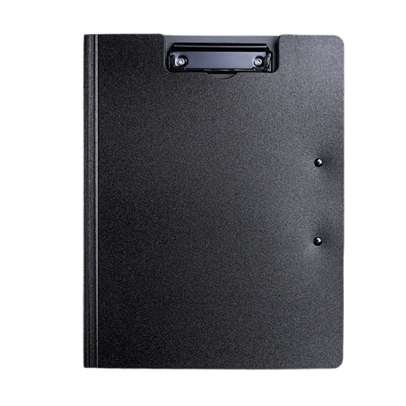 Plastic A4 Exam Paper Folder - Double Clip Document Organizer With 100 Sheet Capacity, 9.25x12.6 Inch Matte Textured File Folder For Office, Contract, And Meeting