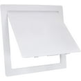 thumbnail image 1 of Plastic Access Panel for Drywall Ceiling 12 x 12 Inch Reinforced Plumbing Wall Access Door Removable Hinged, White, 1 of 4