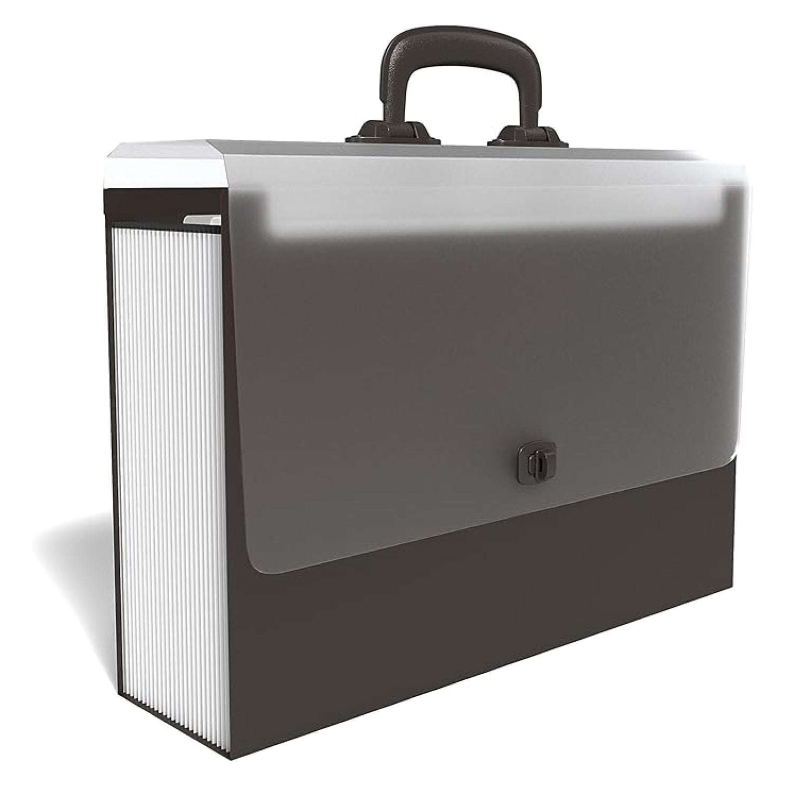 Plastic Accordion File, 26-Pocket, Legal Size, Black, 2/Pack