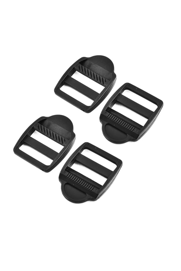 Climbing Plastic Adjustable Backpack Bag Fastener Buckle 1.46 inch Width 4Pcs