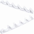 thumbnail image 1 of Plastic Adjustment Brackets for Chaise 5 Position Back Support Adjuster for Outdoor Patio Lounge Vertical Hook Rack for Recliner Parts Replacement White 253x39x17mm, 1 of 6