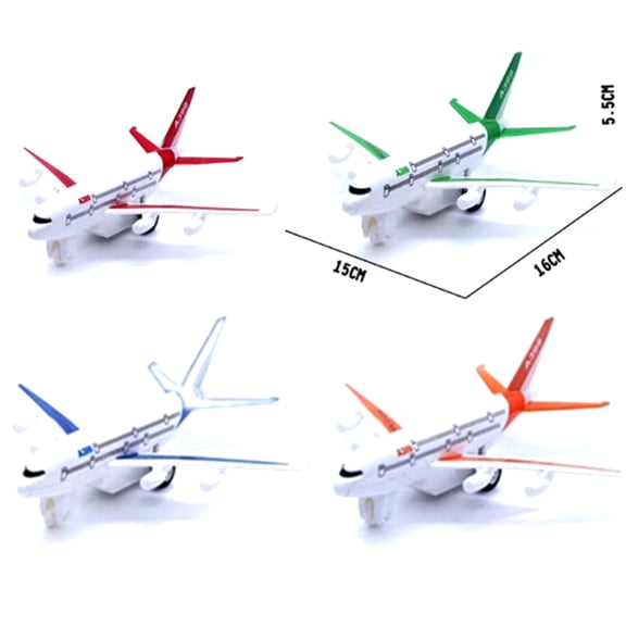 Plastic Air Bus Model Kids Children Pull Back Airliner Passenger Plane Model 0 0 0 0 0