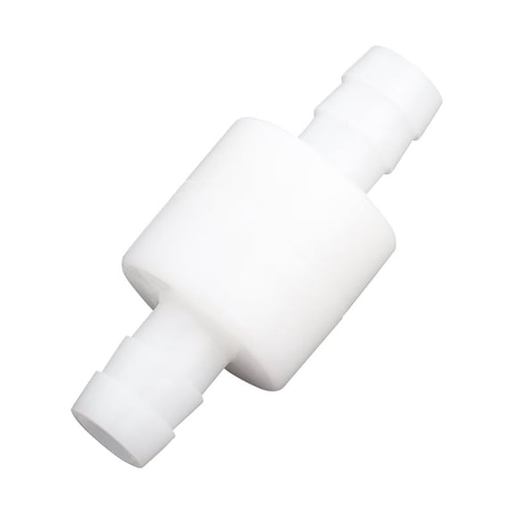 Plastic Air Check Valve 9.5-10mm 3/8" Inline Check Valve for Fuel Gas Liquid Water with Material, Strong Resistance to , Alkali, Salt Ability, Easy to Install, No Assembly Required