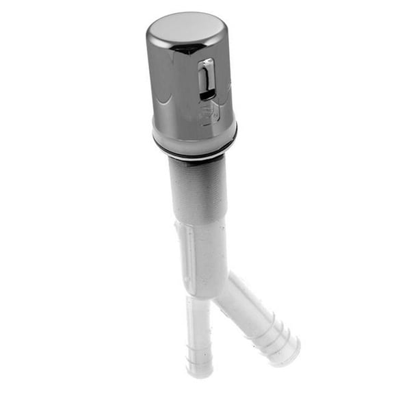 Plastic Air Gap & Cap, Polished Chrome