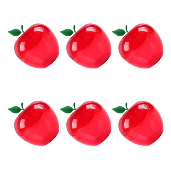 Plastic Apples Candy Container Perfect For Holiday Decorations And Event