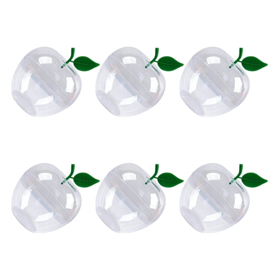Plastic Apples Candy Container Perfect For Holiday Decorations And Event