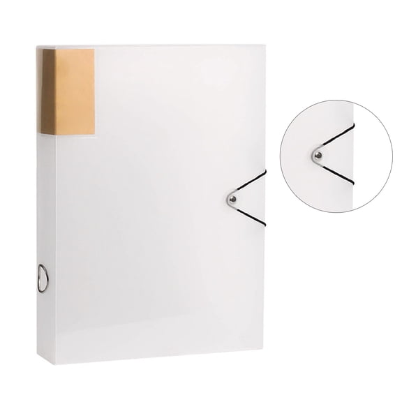Plastic Archives Case with Lid File Folder Organiser Document Storage Filing Box Pull In/Out Desk File Storage Case