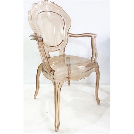 Plastic Arm Chair, Amber