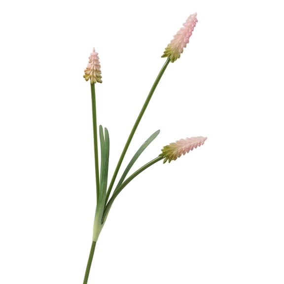 Plastic Artificial Grape Hyacinth 12.6 Inch, Faux Muscari Flowers for Vase Bouquets, Home Office Wedding Spring Decor, Long Lasting Floral Arrangement