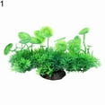 thumbnail image 1 of Plastic Artificial Water Grass Lotus Leaf Aquarium Plant Fish Tank Ornament, 1 of 8