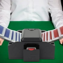 Plastic Auto Card Shuffler Smart Double Mode Electric Shuffler Machine Dual Power Supply Auto Poker Machine Efficient for Party