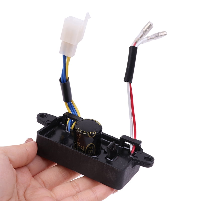 Plastic Automatic Voltage Regulator Rectifier Electric Start AVR Voltage Stabilizer For Single Phase 2KW-3KW Gasoline Generator
