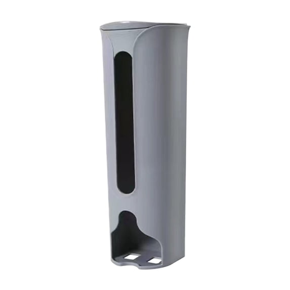 Plastic Bag Dispenser Holder Wall Mounted Adhesive Storage Box for Kitchen Bathroom 1-Pack
