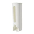thumbnail image 1 of Plastic Bag Dispenser Holder Wall Mounted Adhesive Storage Box for Kitchen Bathroom 1-Pack, 1 of 2
