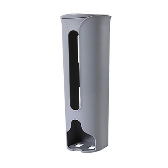 Plastic Bag Holder, Grocery Shopping Bag Dispenser Wall Mounted, Large-Capacity Storage Hanging Organizer with Large Opening, Suitable for Kitchen, Pantry, 2.95x8.66 inch