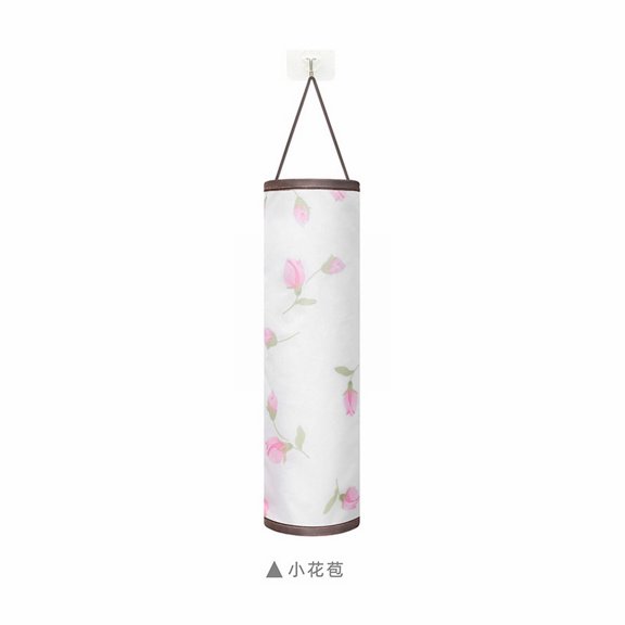 Bag Holder Wall Mounted Folding Hanging Storage Organizer for Grocery Bags and Bags Dispenser Kitchen Home Storage Accessories with Large Capacity