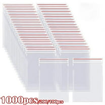 Plastic Bags Poly Bags Clear Resealable Lock Fresh-keeping Dust Proof Reclosable Home kitchen 1000/100/200 pcs