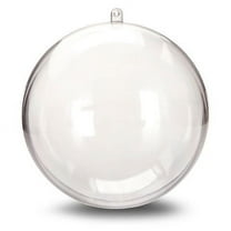 Plastic Ball Ornament Fillable Clear 140Mm