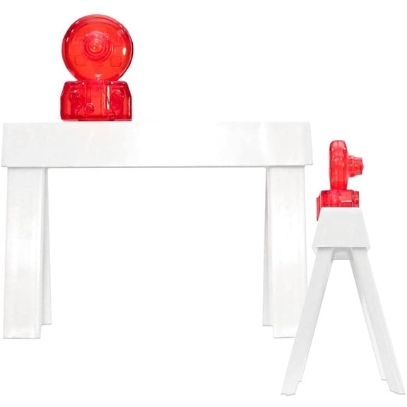 Plastic Barricade With Light for WWE & AEW Wrestling Action Figures