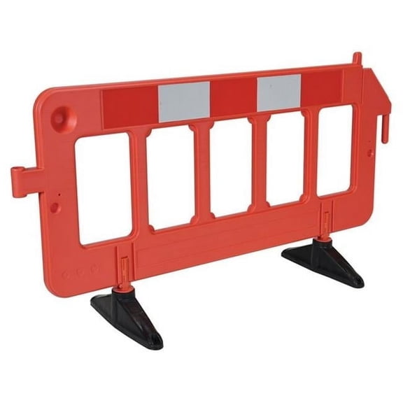 Plastic Barrier- Orange - 23 x 79 x 40 in.