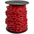 Plastic Barrier Reel, Red, 2Inch Diameter, 100Foot Length (51105